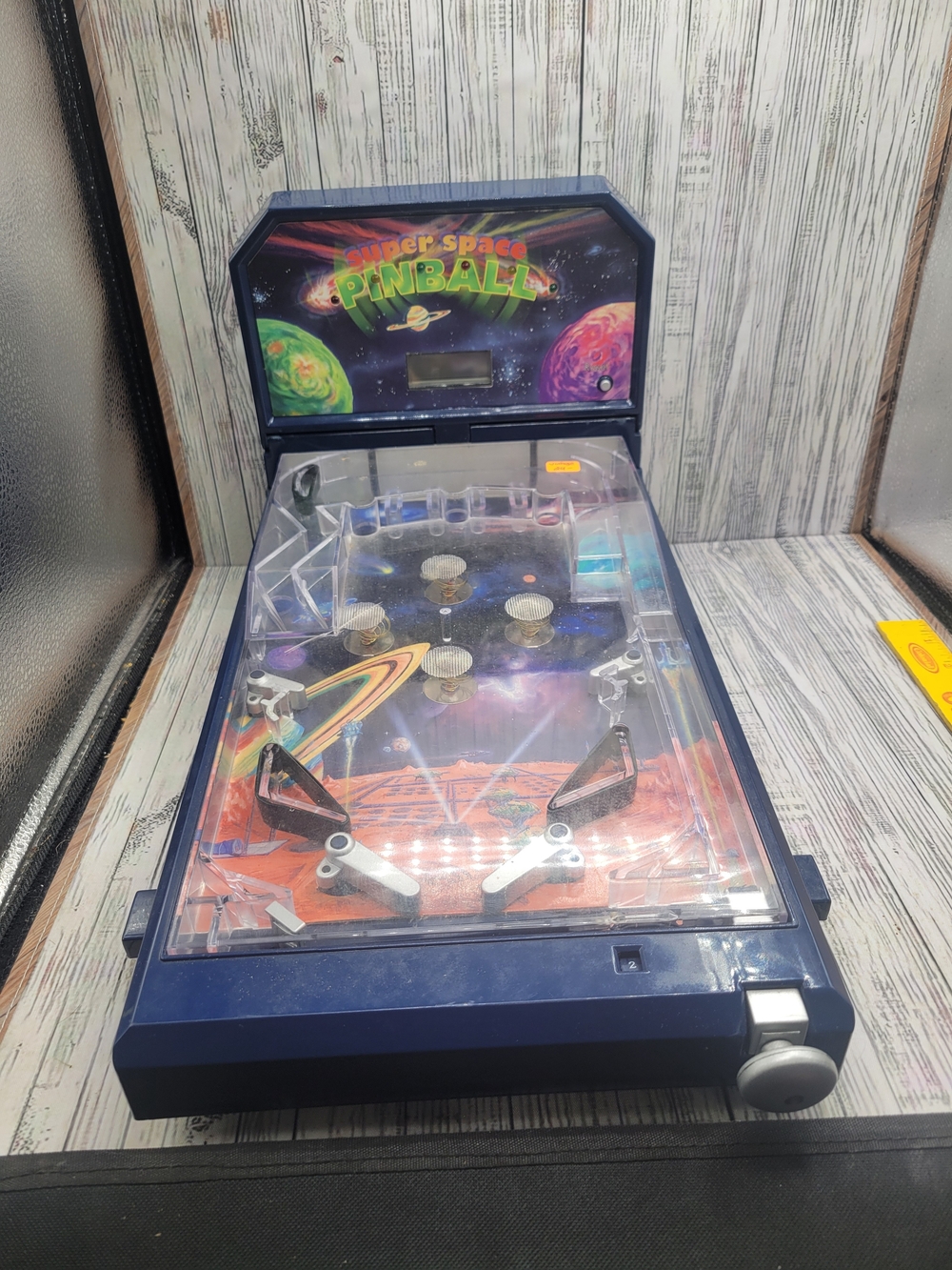 Retro Super Space Table Top Pinball Game -